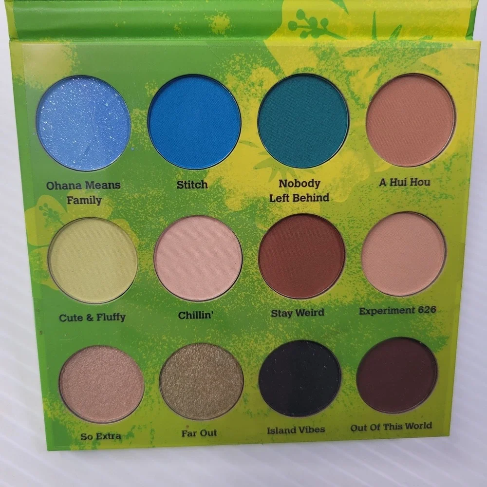 Taste Beauty x Disney‎ Stitch 12 Eyeshadow Palette Limited Edition NEW .63oz